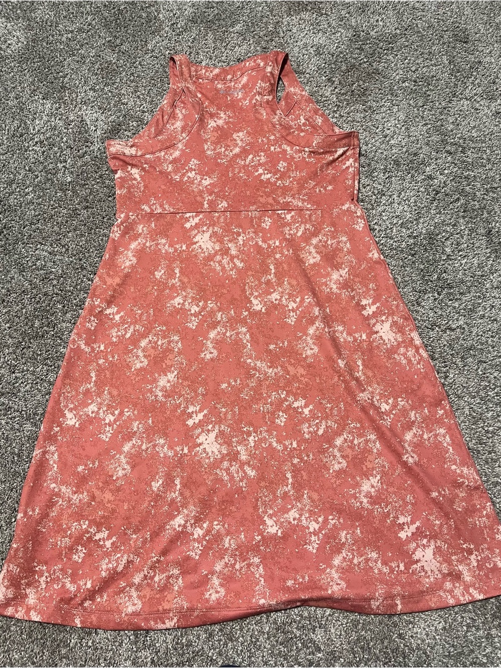 Columbia Sleeveless Coral-Pink Midi Dress